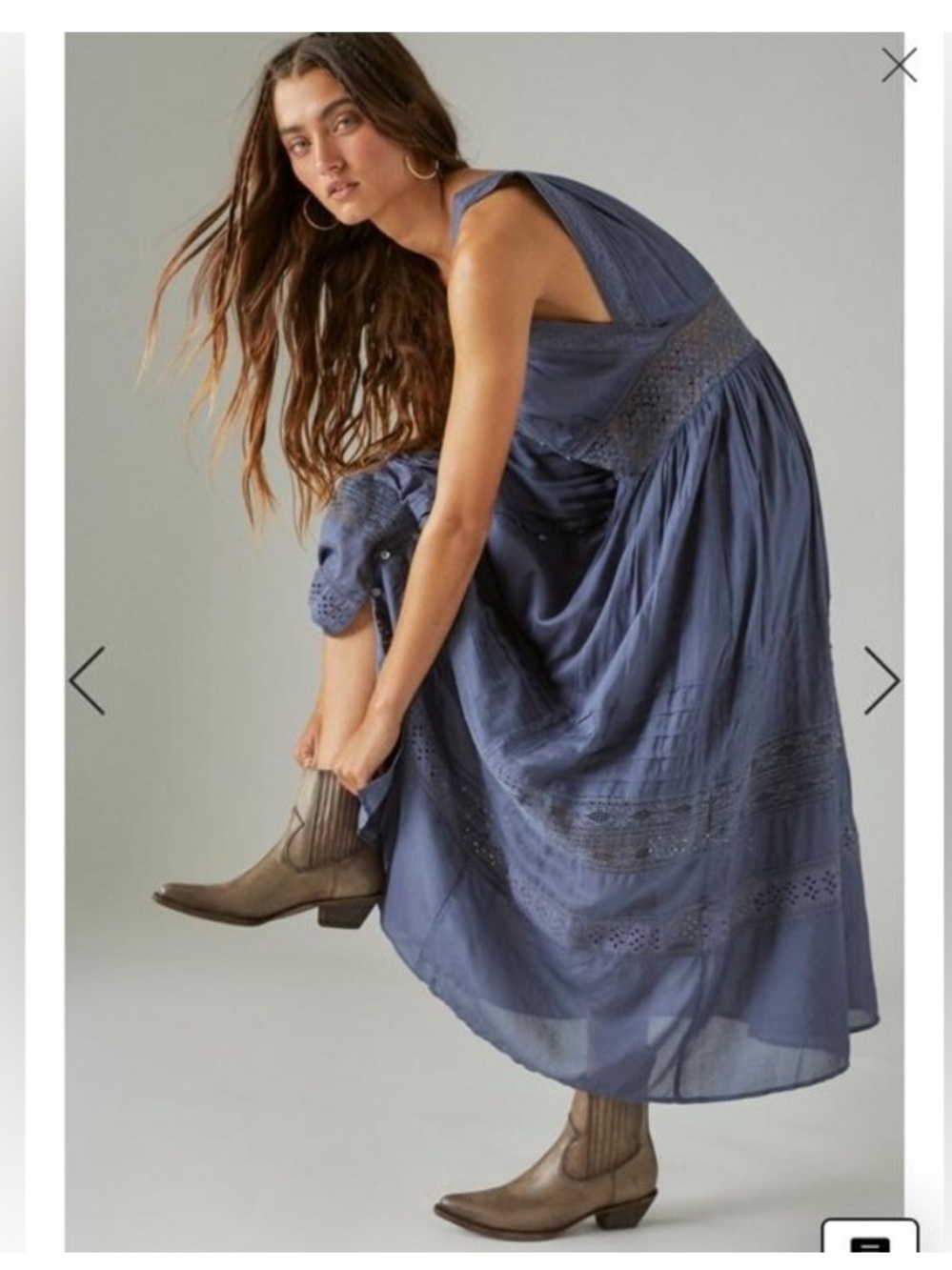 Lucky Brand | Navy Sleeveless Button-Front Maxi Dress, Size XS ✨